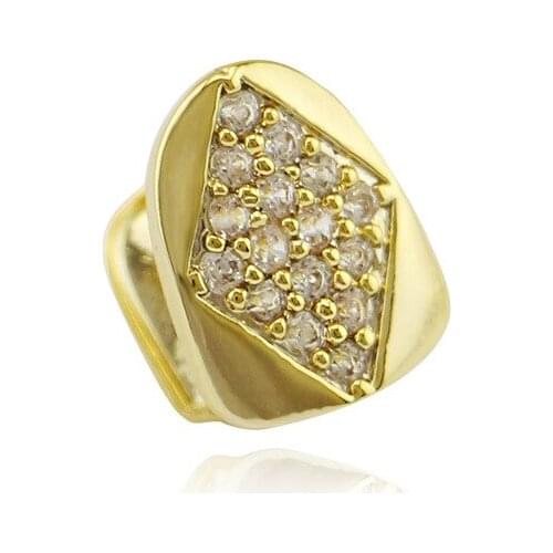 Factory Bottom Price Hip Hop Tooth Grill Gold Silver Color Teeth Grillz Single Tooth Cap Bijoux for Halloween Christmas Party