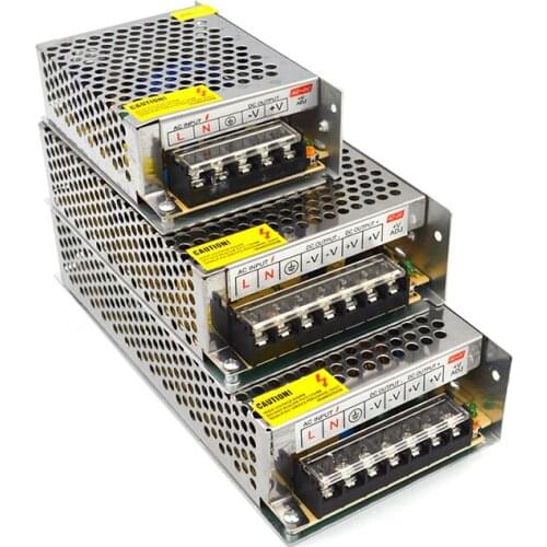 DC 12V 24V Switching Power Supply 15V 18V 36V Fonte 500W Transformer 220V To 12V 1A 2A 3A 5A 10A 20A Power AC Adapter 24V SMPS