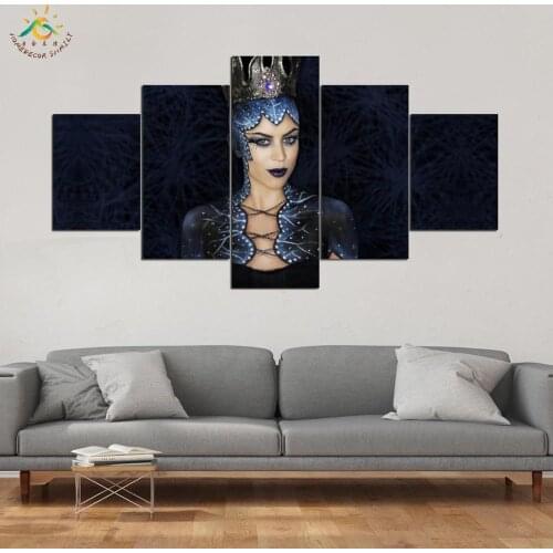4-5 Piece Beautiful Make-up Lady Canvas Art Wall Pictures Canvas Prints Artwork Cuadros Decoracion Wall Pictures