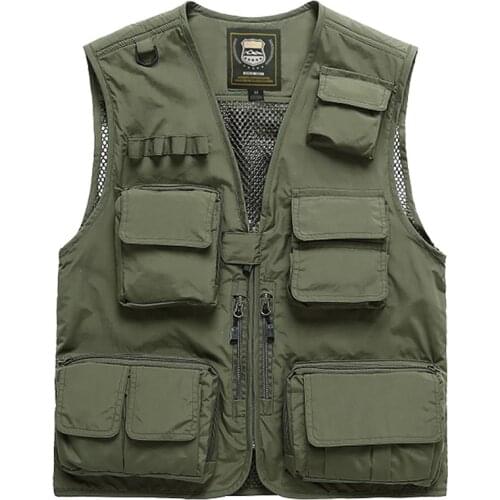 MOONBIFFY Men's Vests With Pockets