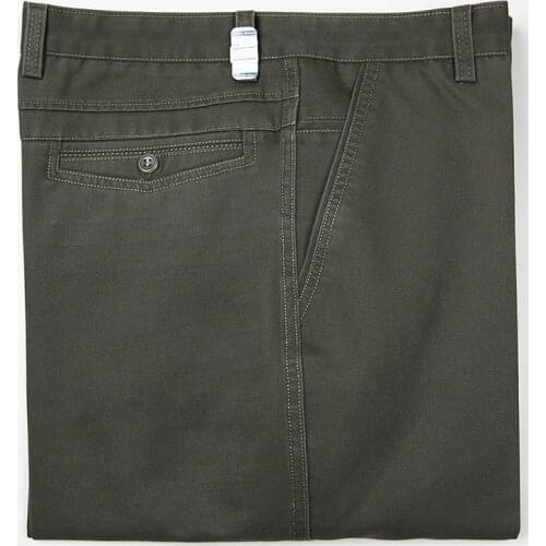 Mu Yuan Yang New Arrivals Mens Long Pants Comfortable Cotton Men Trousers 2020 Business Casual Mid-waist Straight Pants 40 42