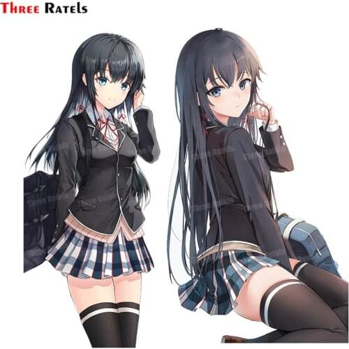 Three Ratels A52 Yukinoshita Yukino Yahari Ore No Seishun Lovecome Wa Machigatteiru Customizable Decal Car External Sticker