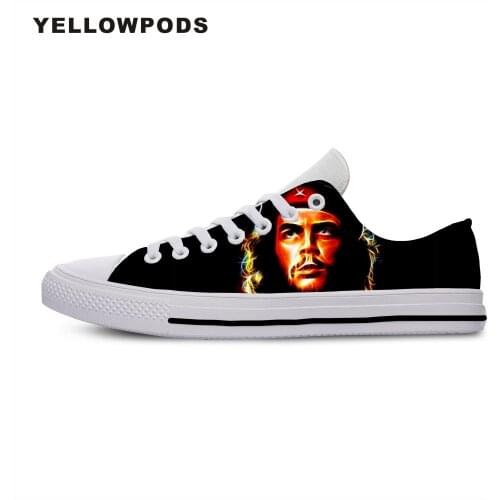New Canvas Men Casual Shoes Che Gevara Hot Fashion For Men/women High Quality 3D Printing Che Gevara Off White Shoes Man