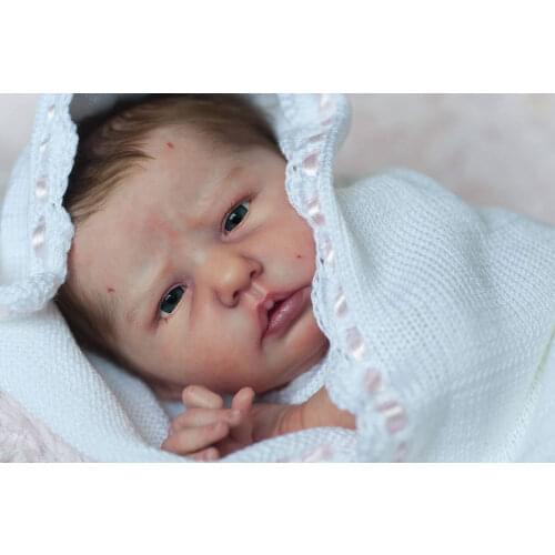 NPK 19inch Reborn Doll Kit Ellie-Sue Newborn Baby Size Popular Limited Edition Kit unfinished Doll Parts