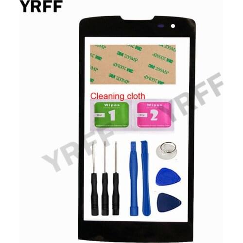 YRFF Front Panel Glass For LG Leon H340 H340N H320 H324 Front Glass Outer Glass Replacement Cover