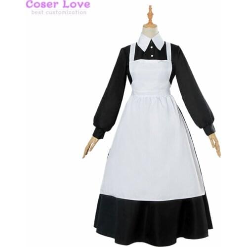 The Promised Neverland Isabella Krone maid dress Cosplay Costume New Years Christmas Costume