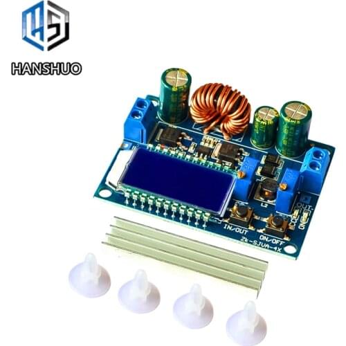 Step Down Up DC DC Step-down/Up Buck Boost Power Supply Module DC 5V-30V Constant Pressure LCD Digital Display Adjustable Board