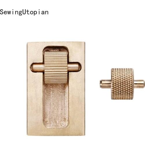 DIY Durable Oil Painting Box Two Rollers Mini Side Oil Hopper Box Dye Box Bucket DIY Leather Craft Tool Mini-leather Processor