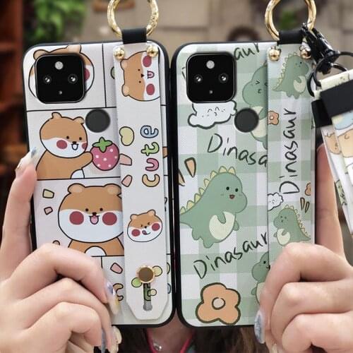 Anti-dust Back Cover Phone Case For Google Pixel 4A 5G For Woman Cute Luxury Glitter Dirt-resistant