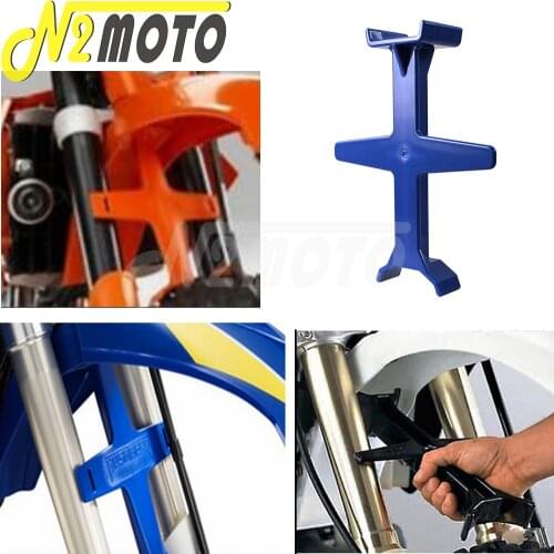 Blue Fork Support for Yamaha YZF R1 WR250R Transportation Protection Tie Down Brace Universal for Honda Kawasaki