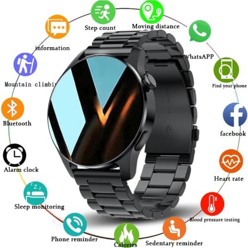 LIGE 2021 New Smart Watch Men Waterproof Sport Fitness Tracker Weather Display Reject/Dial Call Women Smartwatch for Android IOS