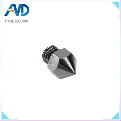 MK8 Nozzle 5PCS High Temperature Hardened Steel MK8 Nozzles For 3D Printer PEI PEEK / Carbon Fiber FilaFor E3D HOTEND Extruder