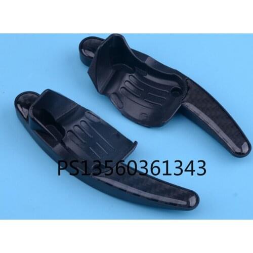Carbon Fiber Style Steering Wheel Shift Extension Paddle Fit For VW Golf 6 MK6