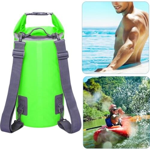 PVC Bag Waterproof Beach Swim Backpack Bucket Pouch for Kayaking Boating Fishing
