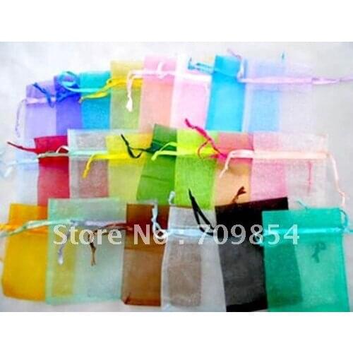 Factory price!!! 10*14cm organza gift bags /jewelry bags pouches/candy bags for wedding