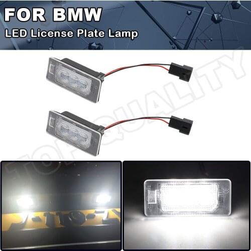 2X LED Number License Plate Light Lamps For BMW E46 E82 E88 F22 F23 F45 E90 E91 E92 E93 F30 F31 F34 F32 F36 F33 E39 E60 E61 F10