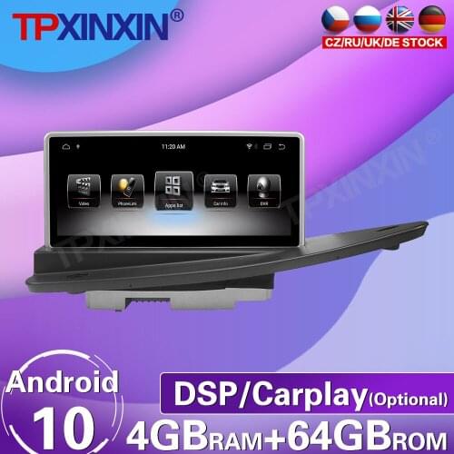 64G For Volvo S80 2004-2011 RHD Android 10 Touch Screen Car Radio Tape Recorder Video Multimedia Player GPS Navigation Carplay