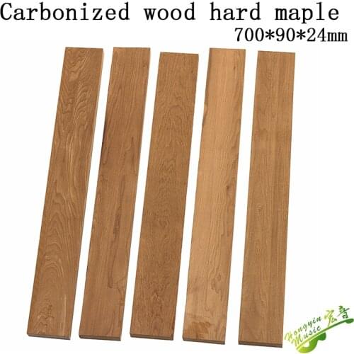 720*90*24mm Heat treated hard maple Carbonized wood Guitar Neck Electric guitar neck DIY Handmade Guitar Accessories
