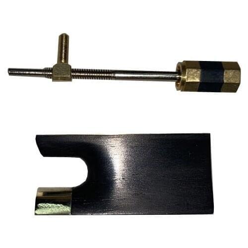 Free shiping 5pc violin frogs High quality abalone shell gold colour Mounted BLANK Ebony Frog for 4/4 violin Bow