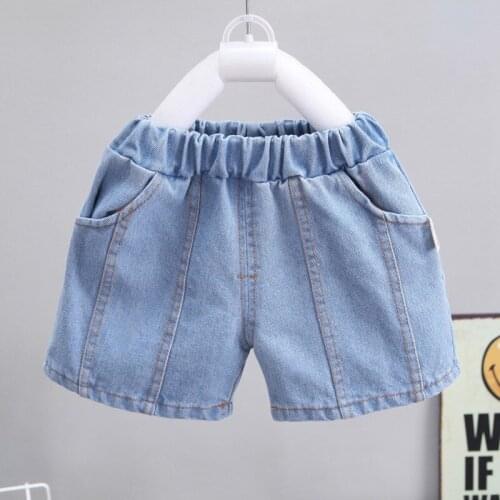 Childrens Pants 2021 Summer New Casual Baby Boys Shorts For Boys Denim Shorts Kids Outer Pants Baby Pants 1 2 3 4 5 Years Old