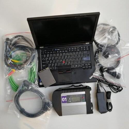Automotive Repair diagnosis tool Used laptop computers T410 I5 & I7 4G+MB Star C4 SD Connect C4 compact+360GB SSD with software