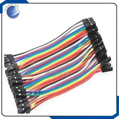 2pcs Dupont Wire 10CM Female Female 40Pin Dupont Cable 10cm Female to Female 100MM Du Pont Line