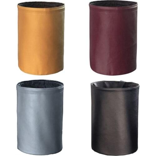 Car Storage Basket Interior Garbage Container Waste Organizer Holder Waterproof Compression Folding DustbinTrash Cars Accessory