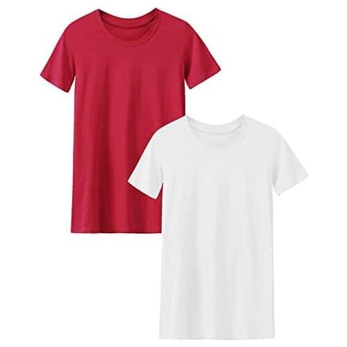 2020 solid color T-shirt cotton casual