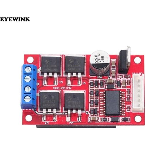 450W DC motor drive board module high power brake forward and reverse full PWM input dc12-36v