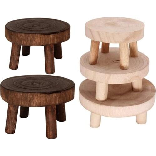 Mini Wooden Bench Stand, Plant Stand, Flower Pot Stand, Pot Stand, Support Indoor Natural
