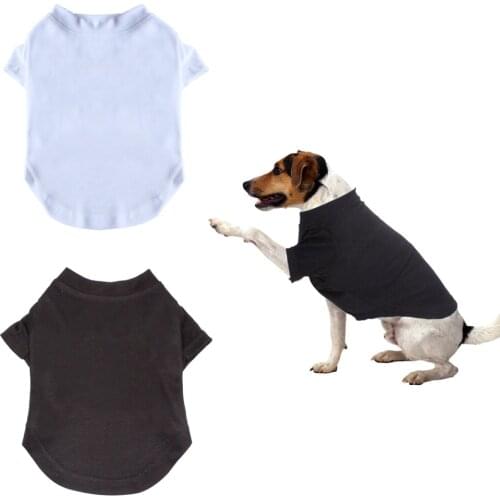 New arrival Pet Puppy Clothes Shirts Tee New sleeve design Clothes T Shirts Tank Tees Top for Summer for Small Medium Large dogs