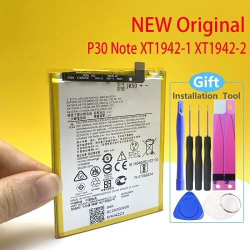 New 5000mAh JK50 Battery For Motorola Moto One Power P30 Note XT1942-1 XT1942-2 Phone