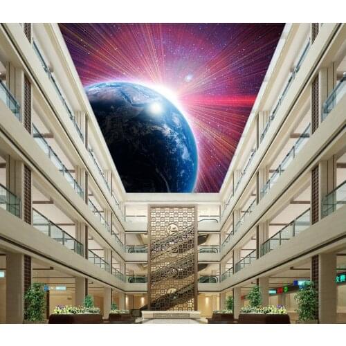 Fantasy Star Ceiling wallpaper 3d mural Wallpaper 3d stereoscopic Home Decoration Non woven wallpaper