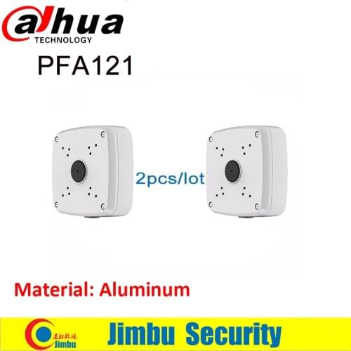 Oroginal DAHUA IP bullet Camera Brackets Junction Box PFA121 2pcs/lot CCTV Accessories Camera Mount Aluminum material