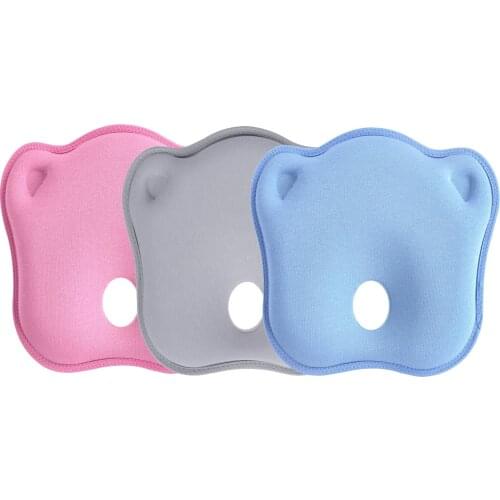 Head Shaping Pillow Head Support Newborn Baby Flat Head Prevention Breathable Space Cotton Fabric Ergonomic Special Sponge Filled