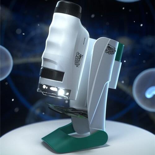 Portable 60-120 times microscope mini biological experiment teaching aid observation microscope HD magnification endoscope