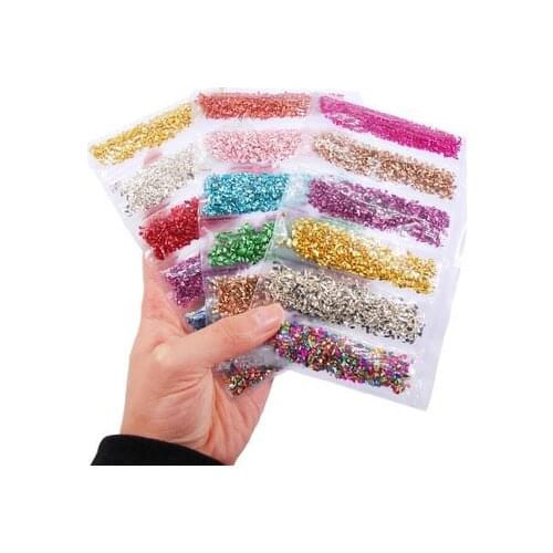 Multi-color Mixing Crushed Glass Broken Glass Stone for DIY Filling Epoxy Resin Mold Filling Jewelry Making Accessories