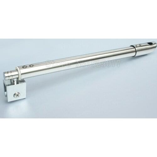 1PCS Stainless Steel glass shower support bar bathroom glass anti-swing bar adjustable length 300-500mm/500-700mm JF1466