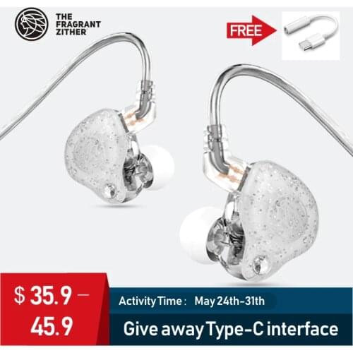 TFZ LIVE 1 Wired In Ear Earphone with Microphone,Monitor Running Sport earphones 11.4MM+2DD Graphene Unit