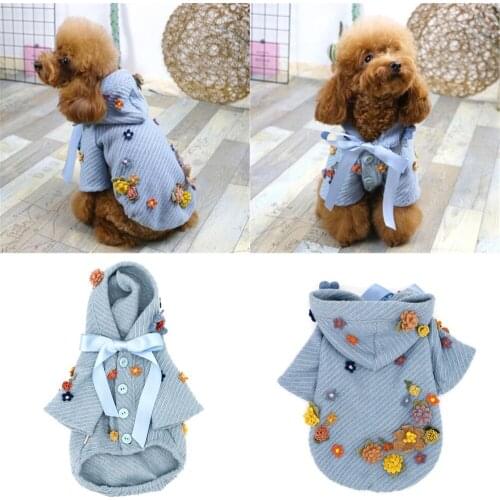 Spring Autumn Dog Coat Outfit Puppy Costume Small Dog Clothes Yorkshire Pomeranian Poodle Bichon Schnauzer Pet Clothing Dropship