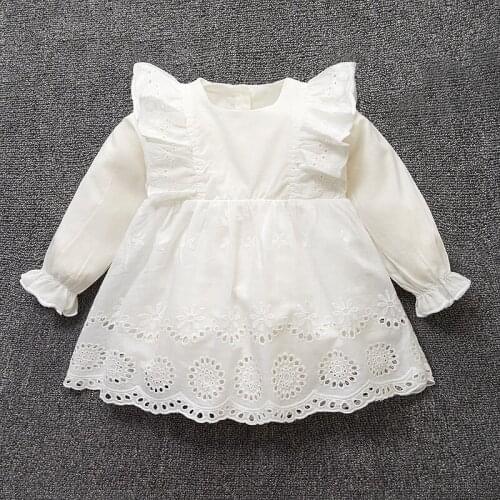 1pc Baby clothes girls bodysuit dress wedding daily baptism baby church dress cotton bodysuit dress