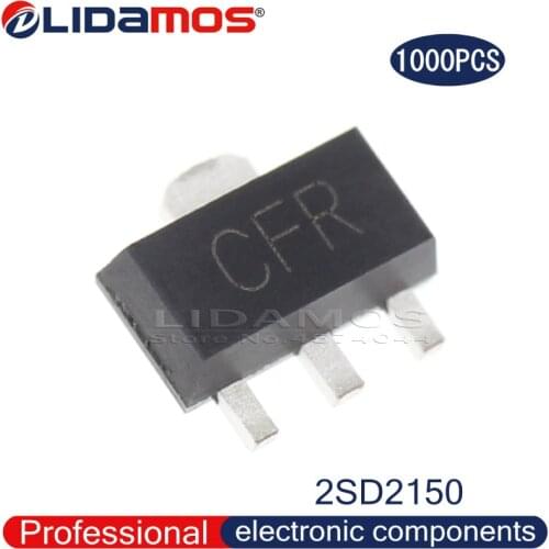 1000Pieces 2SD2150 NPN Marking Code CF SOT89 D2150 Transistor Triode Made in China high quality