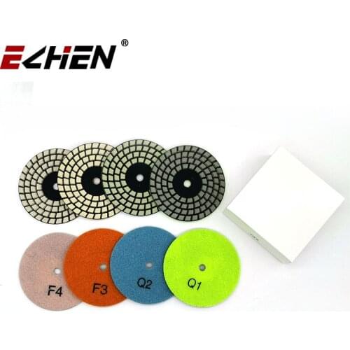 4-step Dry grinding Diamond Polishing Pad With Dry Use Diamond Tool For Stone