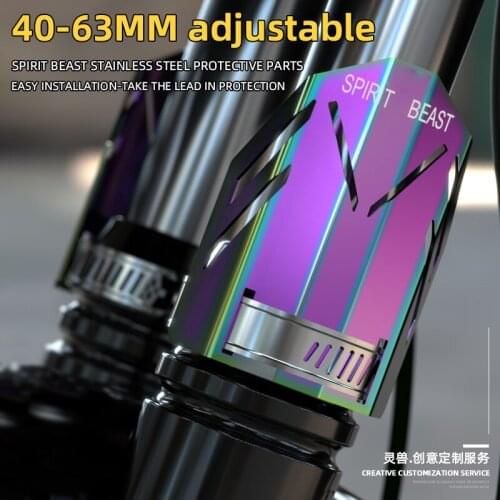 Motorcycle Accessories Stainless steel cover Decorations Shock absorber cover Car styling motor Protective cover free shipping