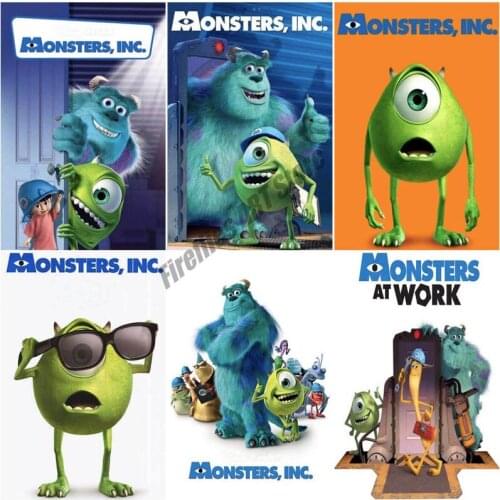 DIY Diamond Painting Disney James P. Sullivan Cross Stitch Kits for Children Birthday Gifts Home Decoration Diamond Embroidery