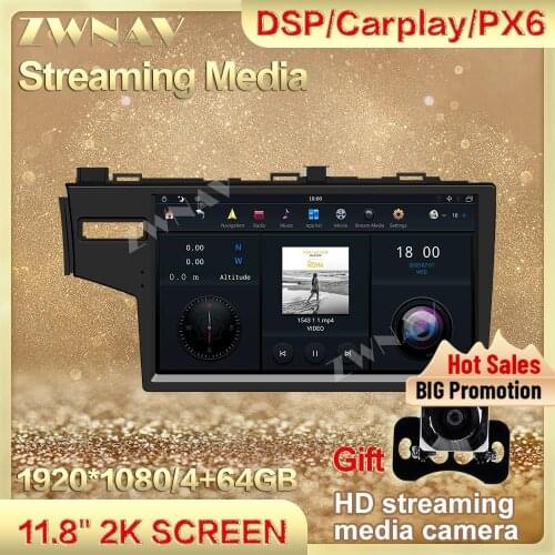 4+64G MAX-PAD Android 9.0 Car Multimedia Player streaming media For Honda fit 2014-2020 GPS HIFI Navigation Head unit Auto Radio