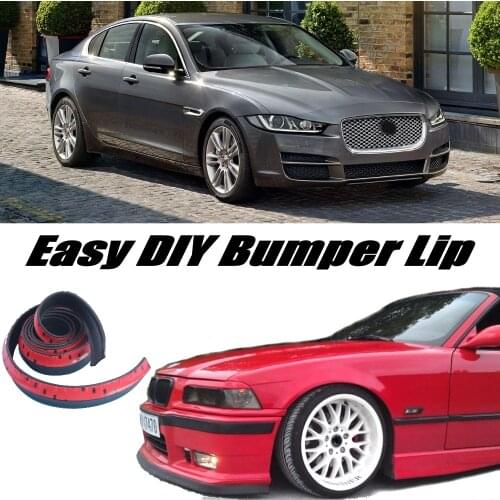 Bumper Lip Deflector Lips For Jaguar XE 2015 Front Spoiler Skirt For Car View Tuning / Body Kit / Strip