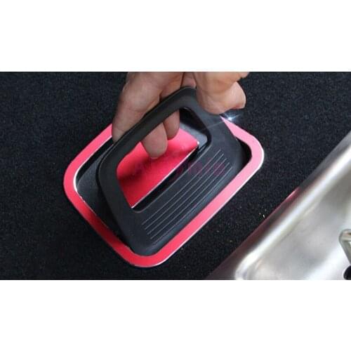 For Mercedes Benz GLA 200 A B Class CLS ML GL Rear Trunk Handle Cover Interior Moulding Trim Chrome Aluminum Alloy Accessories