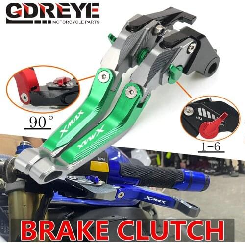 For Yamaha XMAX XMAX400 2015- 2019 Motorcycle 5D Handlebar Grips Brake Clutch Levers Guard Protector
