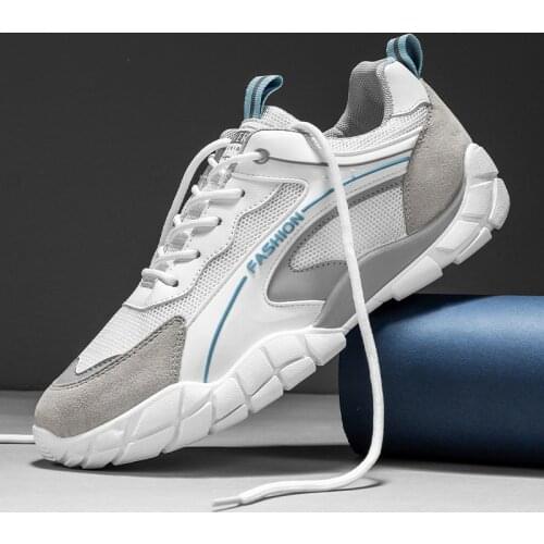 Summer Mens Running Shoes Design Sports Shoes Breathable Sneakers Lightweight Work Shoes Comfortable Soft Casual Shoes Rubber
